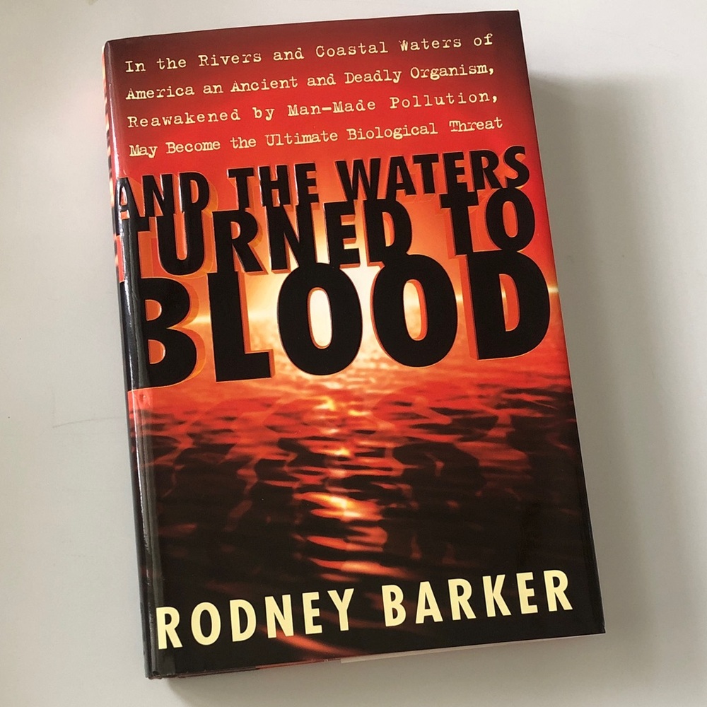 Rodney Barker "And the Waters Turned to Blood" - Orange Hardcover Book